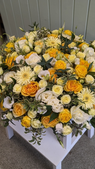 Yellow & White Posy