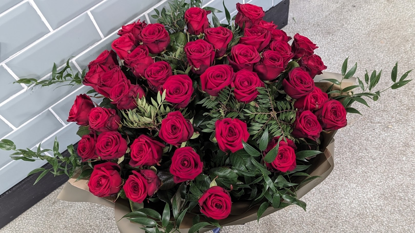 50 Red Rose Bouquet