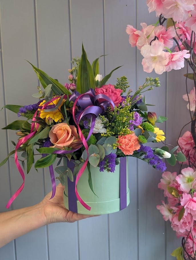 Blooming Bright Hatbox