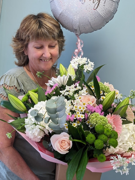 Bouquet and Balloon