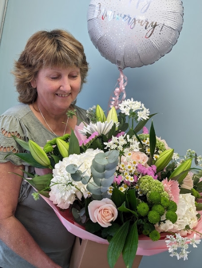 Bouquet and Balloon