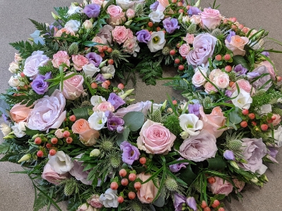 Lilac & Pink Wreath