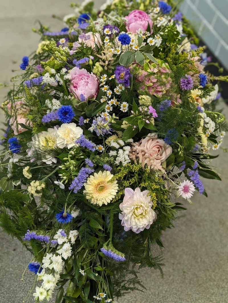 Seasonal & Wild Florist Choice Coffin Spray