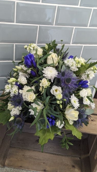 Blue and White Posy Dish