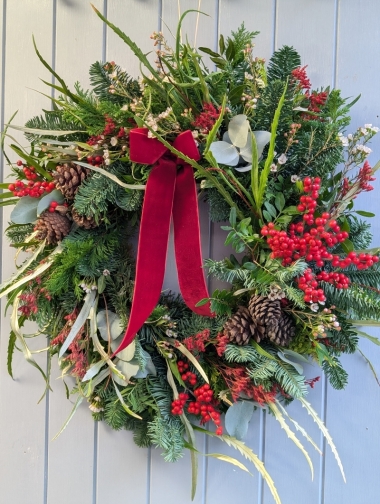 The Red Velvet Wreath